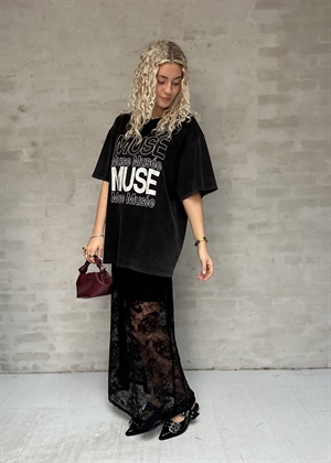 Muse Logo oversize tee Sort Copenhagen Muse 